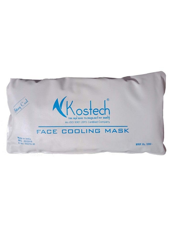 كوستيك قناع جل تبريد الوجه من Kostech مع حزام لتخفيف الحالات الشائعة مثل الإجهاد والتوتر والجيوب الأنفية والصداع والصداع النصفي - Image 3