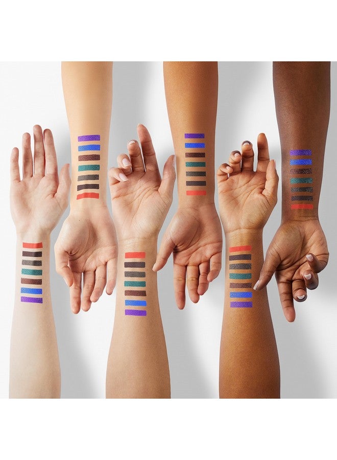 Ucanbe 7 Colors Shimmer Liquid Eyeliner Makeup Set Metallic Satin Finish Colorful Sparkling Eye Liner Pen Long Lasting High Pigmented With Waterproof & Smudge Proof Formula - Image 5