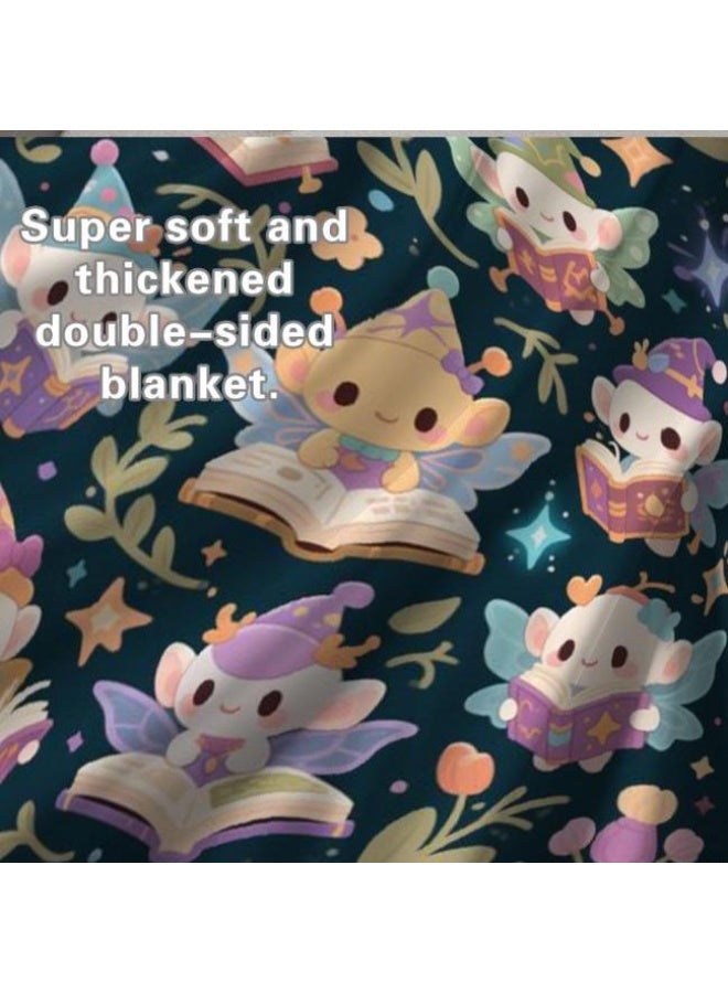 general Baby and children's cartoon flannel thin blanket (warm and comfortable, suitable for sleep, game use) 70cm*100cm - Image 5