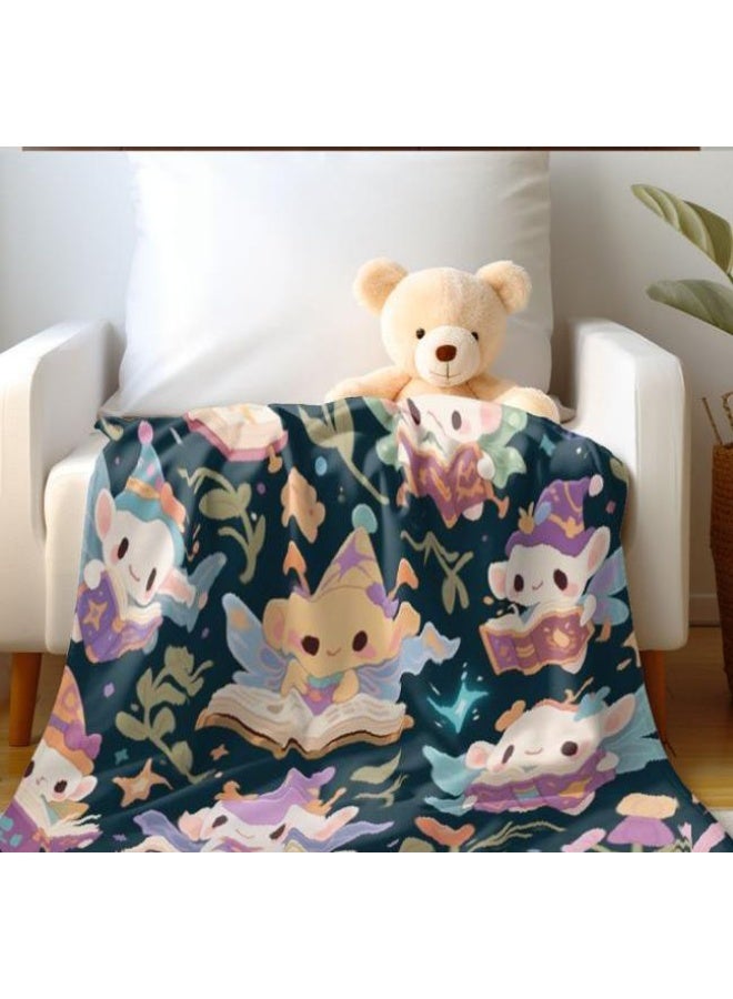 general Baby and children's cartoon flannel thin blanket (warm and comfortable, suitable for sleep, game use) 70cm*100cm - Image 4