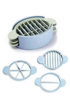 KASTWAVE Egg Slicer Cutter Set with 3 Cutters, Boiled Eggs Cutting Easy Slicing Wedges Or Halves Great for Sandwiches Mushroom Strawberry Salad  - Image 1