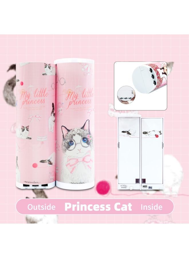 NIBEMINENT NBX Password Pencil Case Cute Cartoon Princess Cat Multicolour - Image 4