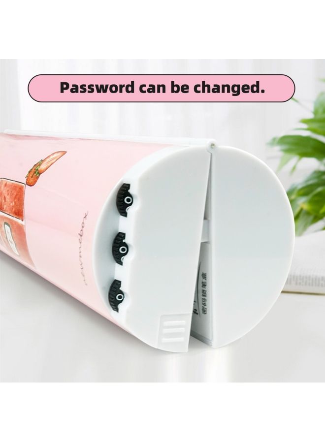 NIBEMINENT NBX Password Pencil Case Cute Cartoon Princess Cat Multicolour - Image 2