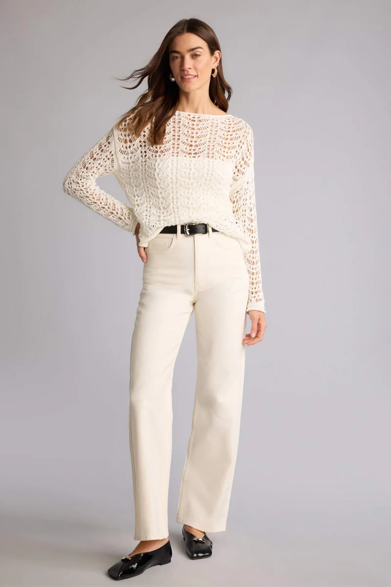 ديفاكتو Regular Fit Boat Collar Knitwear Pullover