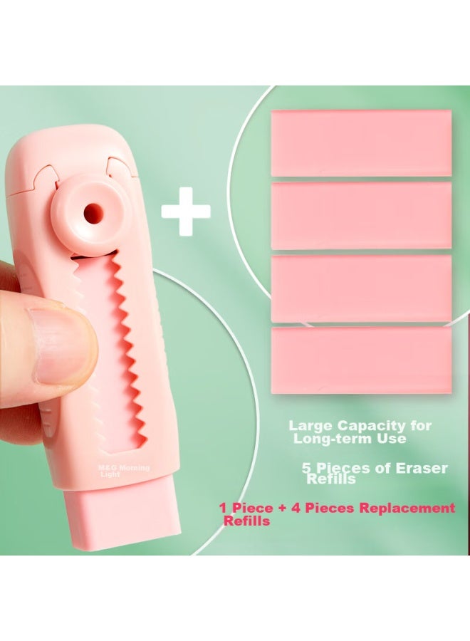 ام اند جي M&g Stationery ممحاة آيس كريم دفع وسحب، بقايا منخفضة، شوائب أقل، نظيفة، ممحاة قلم رصاص قابلة لإعادة التعبئة، 1 عبوة ماتشا آيس Axpq4213 - Image 2