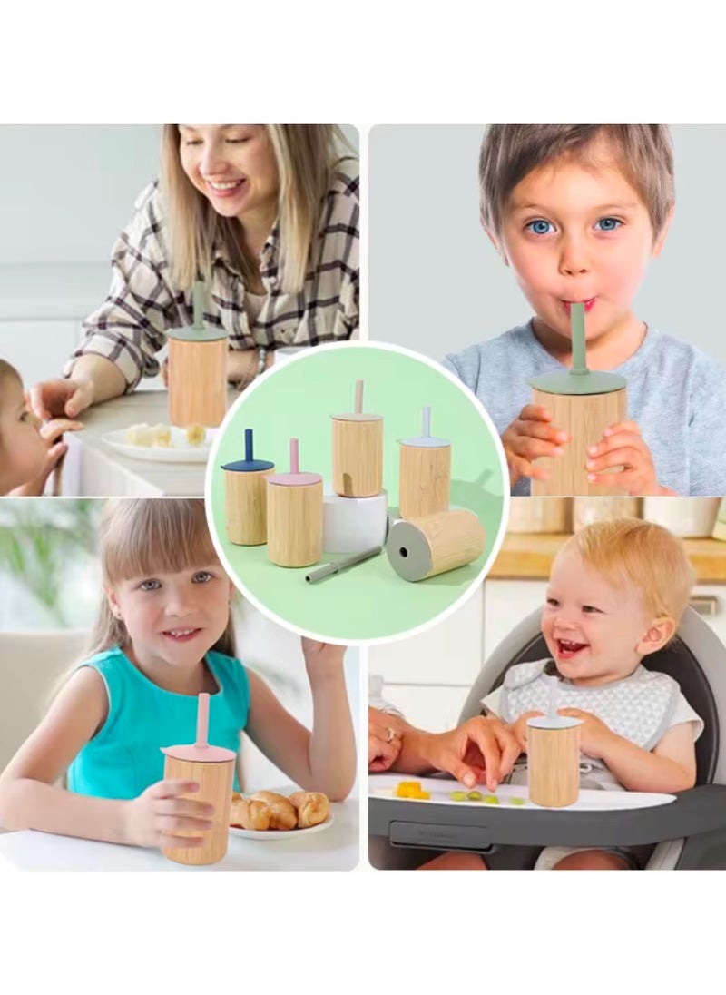 Bamboo Toddler Sippy Cup with Silicone Straw - BPA-Free, Eco-Friendly Baby and Kids Drinking Sipper Cup, 170ml (Blue) - pzsku/ZF62C7BC351B83A97D4FEZ/45/_/1738957144/c96390c0-ceab-4ca0-a9ad-1cca4b6eb5b2