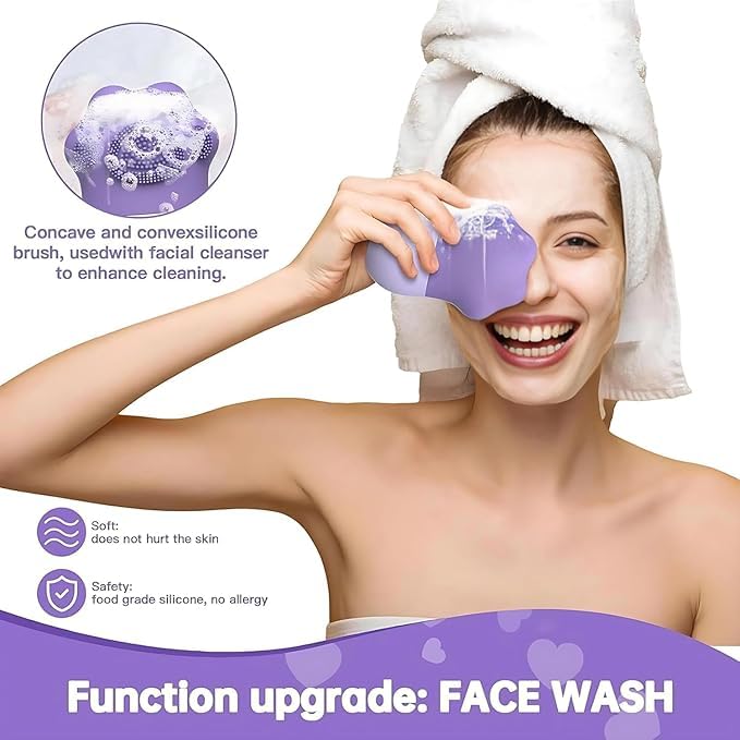 VALKYRIE Ice Roller With Scrubber For Face Eyes and Neck To Brighten Skin Enhance Your Natural GlowReusable Facial Treatment to Tighten Tone Skin DePuff The Eye Area PURPLEPRIMIUM - Image 4