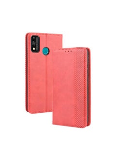 Green Tiger Case For Huawei Honor 9X Lite Magnetic Buckle Retro Crazy Horse Texture Horizontal Flip Leather Case , with Holder & Card Slots & Photo Frame  - Image 1
