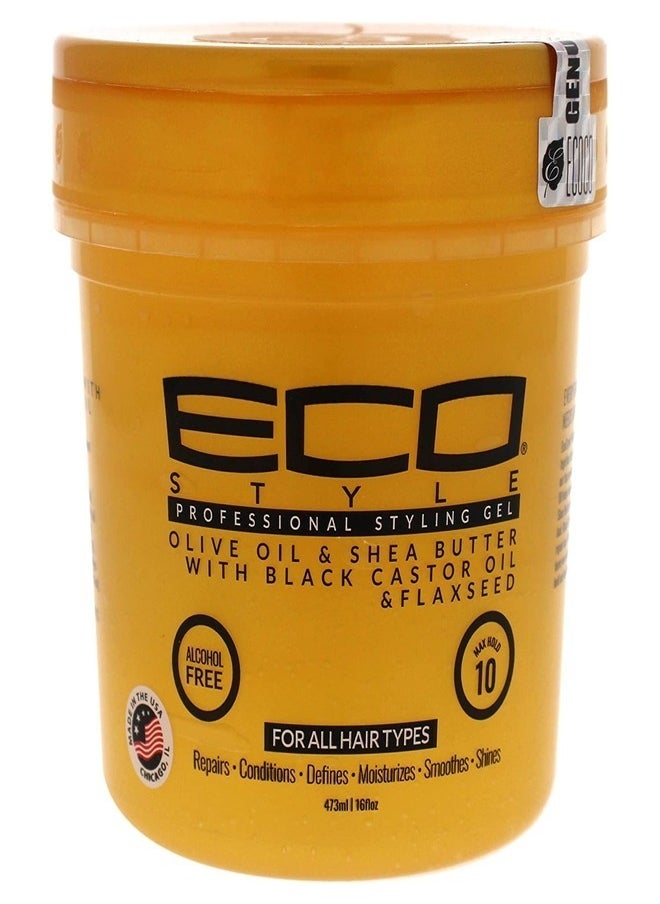 Eco Style Professional Styling Gel With Olive Oil and Shea Butter 