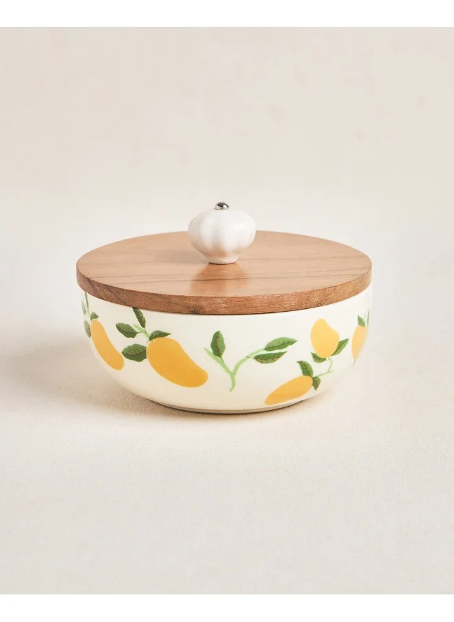 تشامباك Chumbak Serenade Storage Bowl with Lid | Mixing Bowls and Serving Bowls with Lid | Microwave Safe Bowl