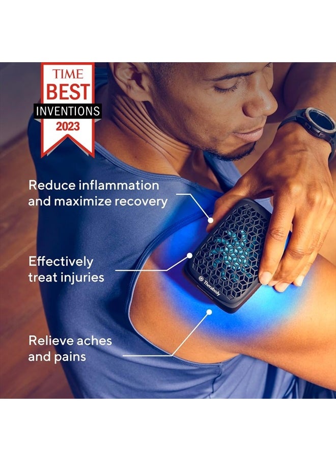 Theragun Therabody RecoveryTherm Cube Instant Heat, Cold and Contrast Therapy for Pain Relief, Aches and Pains, and Muscle Recovery - Portable Hands Free Cryotherapy Machine with Cold Compress & Heating Pad  - Image 2