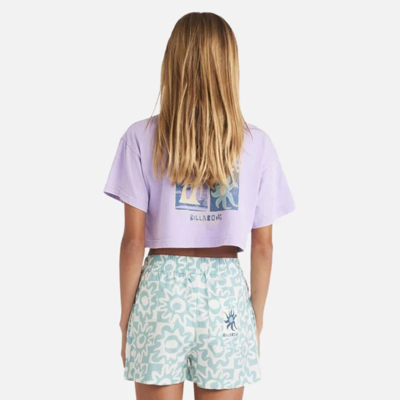 بيلابونج Lost On You Elastic Waist Shorts - Kids