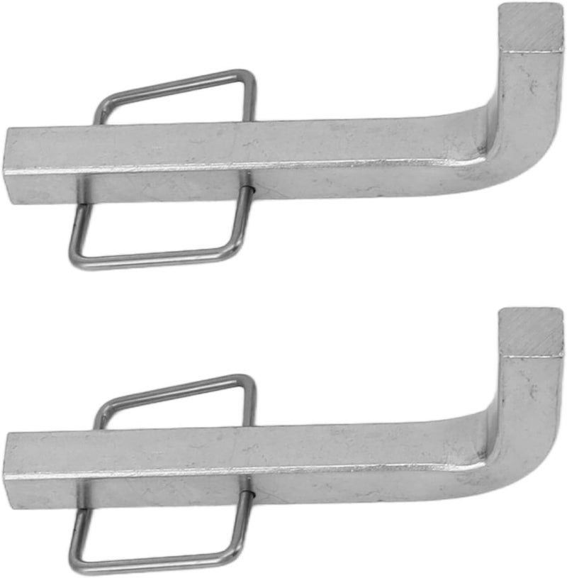 2Pcs Premium Snap L Pins, Steel Snap L Pins Equalizer with Integrated Snap Clips for Weight Distribution Hitches, L - Shaped Quick Release Pins for Trailer Stability - Image 2