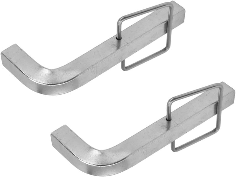 2Pcs Premium Snap L Pins, Steel Snap L Pins Equalizer with Integrated Snap Clips for Weight Distribution Hitches, L - Shaped Quick Release Pins for Trailer Stability - Image 4