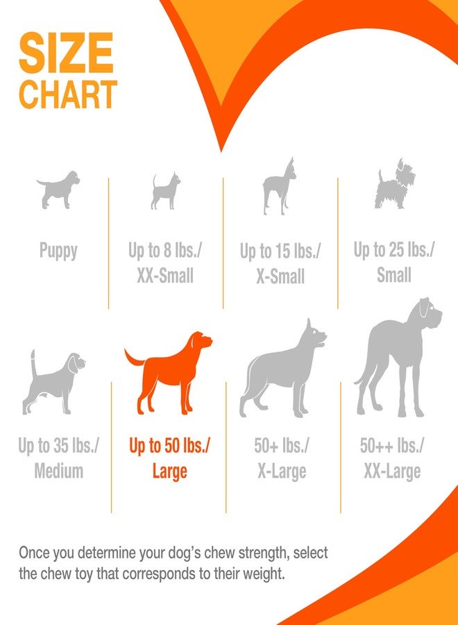 Nylabone Power Chew Toy Bundle, Cute Dog Toys for Aggressive Chewers, Bacon Glazed, Toasted Marshmallow, and Peanut Butter Flavors, Large Dogs - Up to 50 lbs, 3 Pack - Image 4