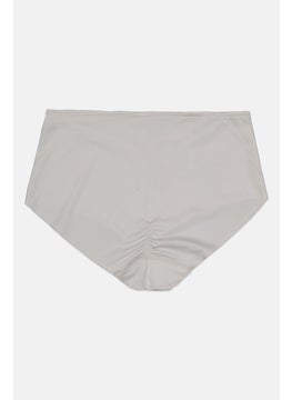 TRIUMPH Women High Waist Plain Panty, Light Grey  - Image 2