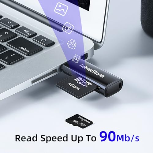 TEKNOSTONE Basic 128GB MicroSDXC Flash Memory Card with Adapter 90MB/s Read 50MB/s Write UHS-I C10 U3 V30 A1 Rated for Dashcams Security Cameras Tablets Phones Drone Console (1 Pack) - Image 2