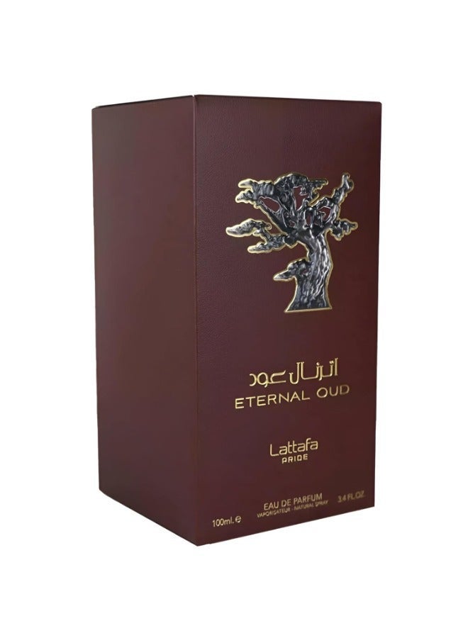 Lattafa Eternal Oud Eau De Parfum - 100ml | A Timeless Amber Fragrance for Men and Women - Image 4