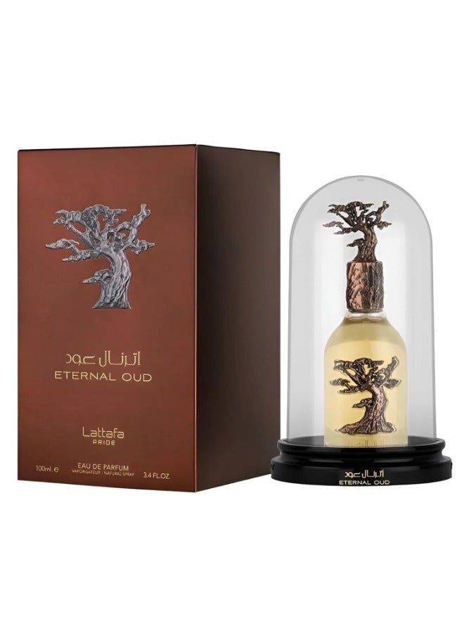Lattafa Eternal Oud Eau De Parfum - 100ml | A Timeless Amber Fragrance for Men and Women - Image 2