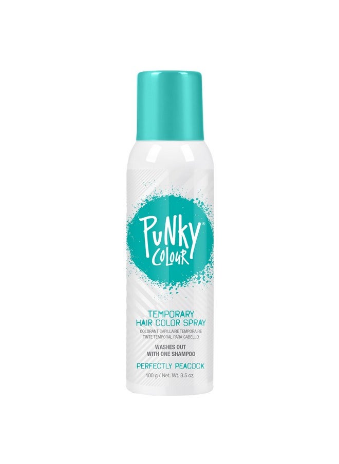 Jerome Russell Punky Pastel Temporary Hair Color Spray, Perfectly Peacock, Spray-On Hair Color, Fast-Drying, Non-Sticky, Travel Size Hair Dye For Instant Vivid Hair Color, 3.5 Oz, 1-Pack  - Image 1