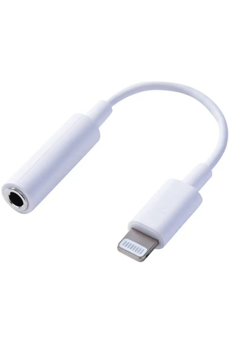 iPlus FD-A6 Lightning to AUX Headphone Jack Converter – High-Fidelity Music Adapter with 3.5mm Port for iPhone, iPad, and iOS Devices