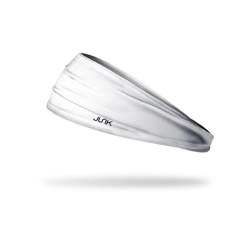 JUNK Brands Big Bang Lite Headband - Moisture-Wicking, Performance Fabric, Non-Slip, Sports Sweatband for Men & Women - One Size - Super Chill White - Image 1