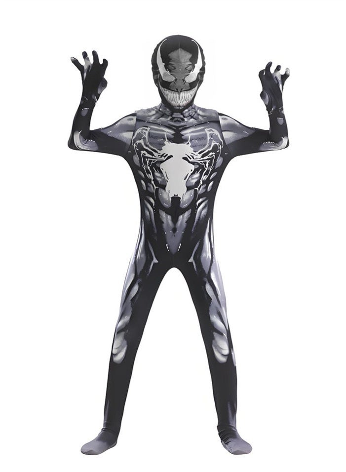Loquat Halloween Cosplay Costume Bodysuit Spiderman 3D Style Zentai Suits Stretch Jumpsuits For Kids and Adults - Image 1