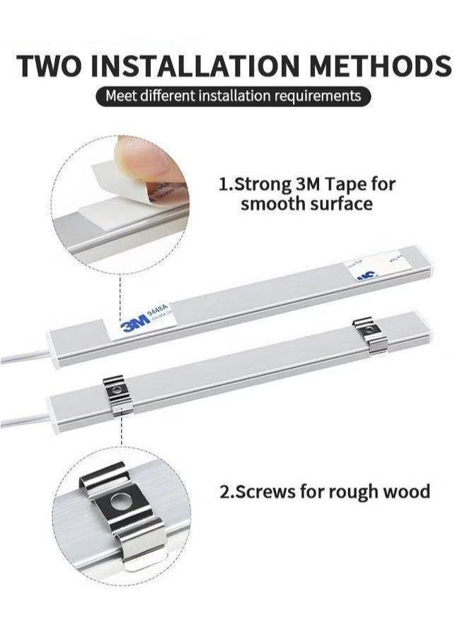EETU LED Under Cabinet Lighting,Under Desk Light Bar,Table Lamp Hand Wave Activated,40cm Warm White Lights Strip,Dimmable Counter For Workbench Kitchen Closet Cupboard Shelf - Image 2