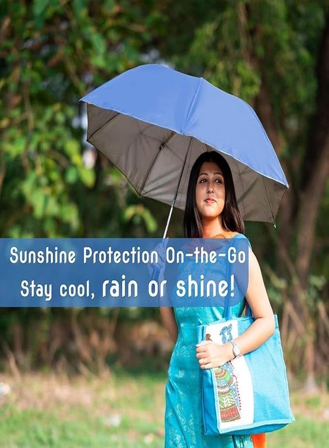 CESHTA Compact Capsule Travel Umbrella, Portable, Foldable, Men Women Kids Boys Girls Perfect Umbrella with Cover Case Stylish Windproof & Compact (Multicolor) - Image 3