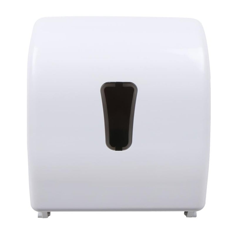 TARGET HYGIENE TARGET HYGIENE ABS-Plastic Anti-Dust HRT Roll Paper Dispenser - 1 Roll Capacity (Pack of 1 Dispenser & 1 Pcs HRT Tissue Roll Free - White) - Image 2
