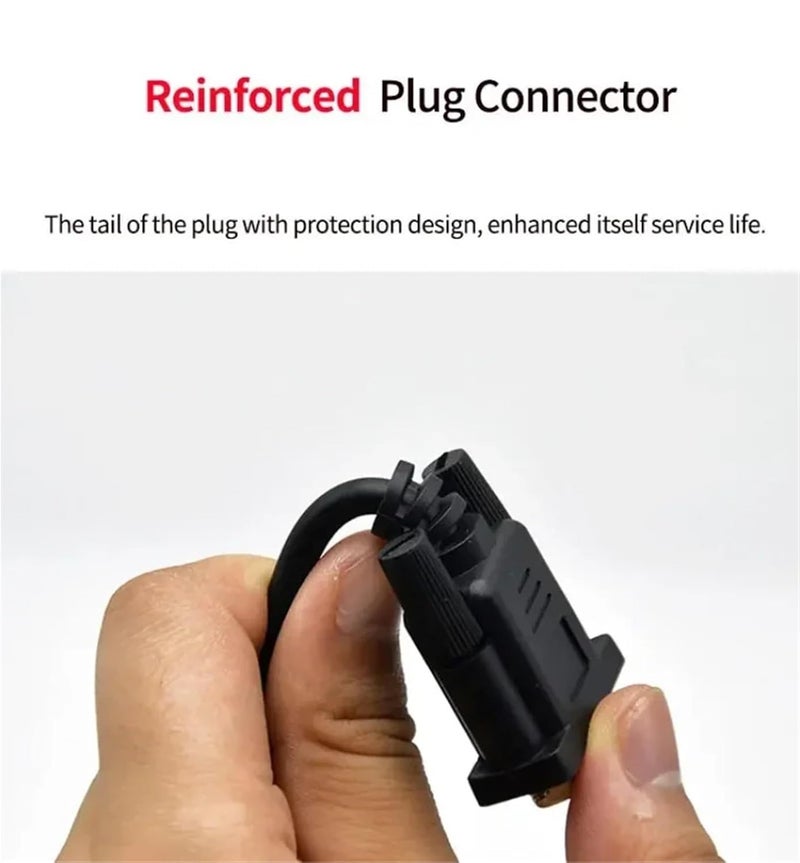 Omron CP1H CPM2A CJ Series to GXO5502 3501 Touch Panel Communication Cable 2m Black or White - Image 5