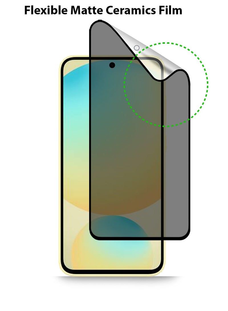 Techie Samsung Galaxy S24 FE Matte Ceramic Privacy Screen Protector Film - Image 4