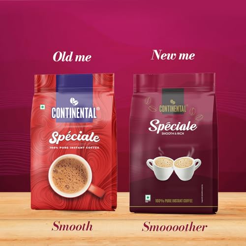 Continental Coffee Continental Speciale Instant Coffee | Premium Arabica Blend | 100% Pure Instant Coffee | Smooth & Rich Coffee | Medium Roast | No Added Flavors | 200g / 180g Pouch (Weight May Vary) - Image 2