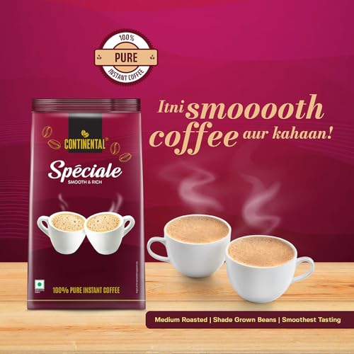 Continental Coffee Continental Speciale Instant Coffee | Premium Arabica Blend | 100% Pure Instant Coffee | Smooth & Rich Coffee | Medium Roast | No Added Flavors | 200g / 180g Pouch (Weight May Vary) - Image 4
