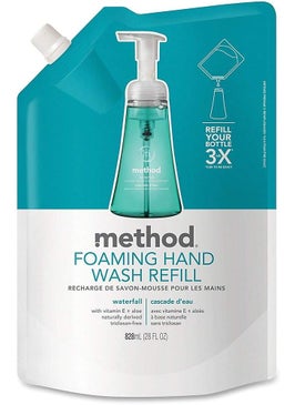 Method Method Foaming Hand Soap Refill Waterfall 28 Fl Oz Pack of 1 