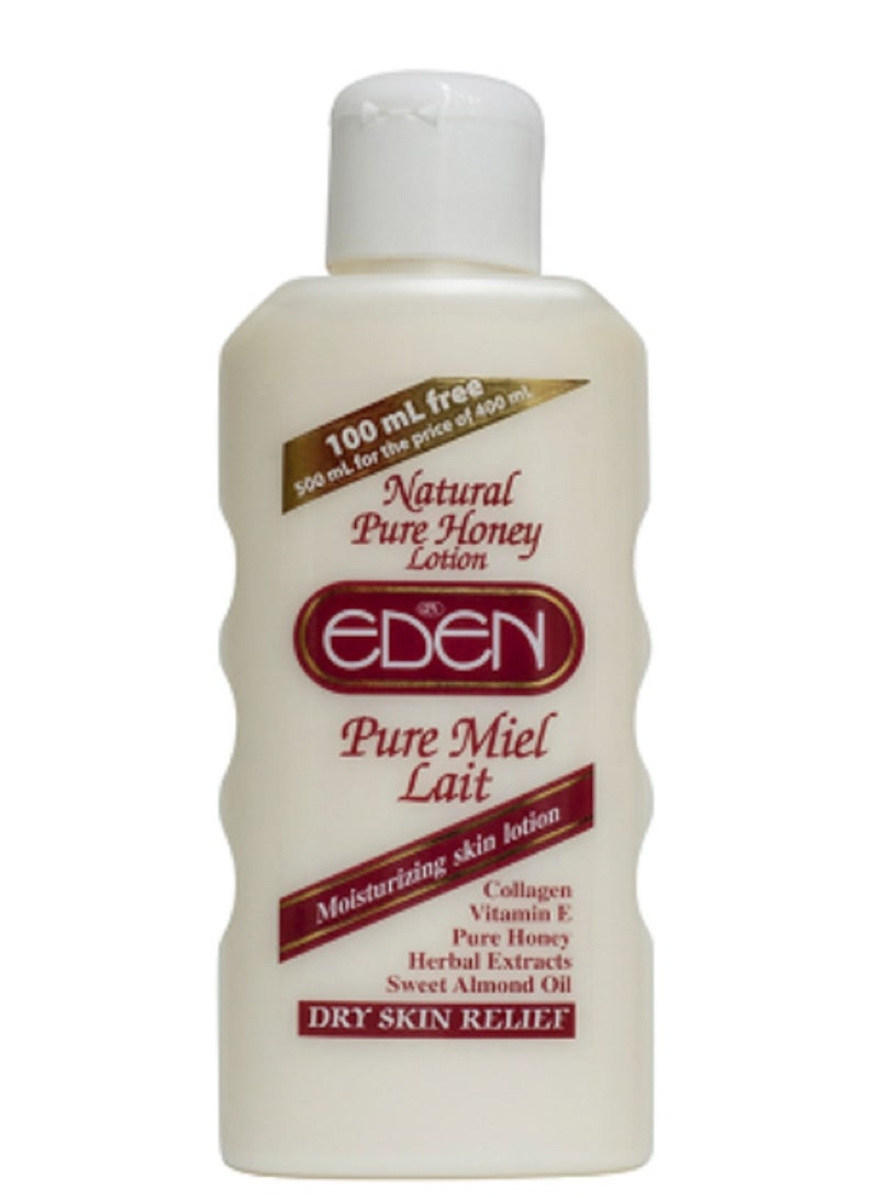 Eden Natural Pure Honey Lotion 500ml