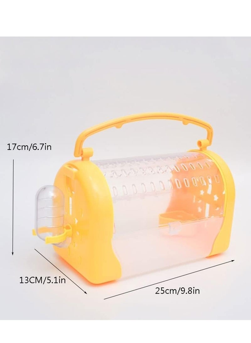 الهامستر الناقل قفص الحيوانات الأليفة الصادرة قفص الحقيبة الفئران خنزير غينيا السفر النقل - Image 2