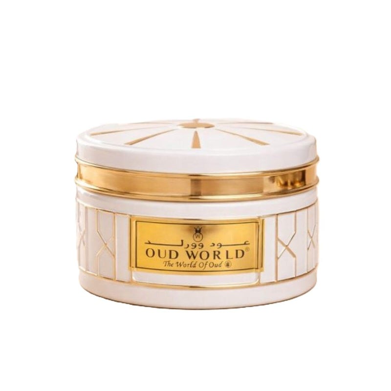 Oud World Oman Gold Bakhoor – Luxury Arabian Bakhoor Incense | Oud & Woody Fragrance, 240g - Image 1