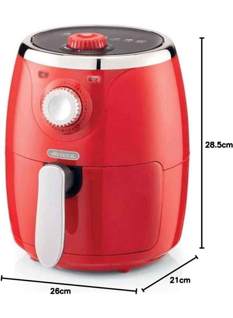 Ariete Airfryer 2.8Ltr,Low Oil fryer,Rapid Air circulation-ART4622-RD 2.8 L 1000.0 W ART4622-RD red - Image 2