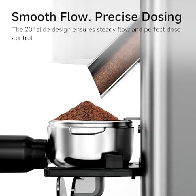 هيبرو مطحنة حبوب القهوة G7 بإعداد دقيق 48 تروس مطحنة كهربائية أوتوماتيكية لجهاز الطباعة التركي EspressoMochaDripصب فوق فرنش برس - Image 5