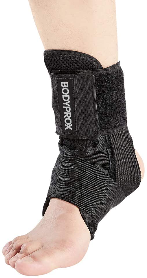 Bodyprox Ankle Brace for Women and Men Lace Up Ankle Support Brace Stabilizer For Sprained Ankle XSmall