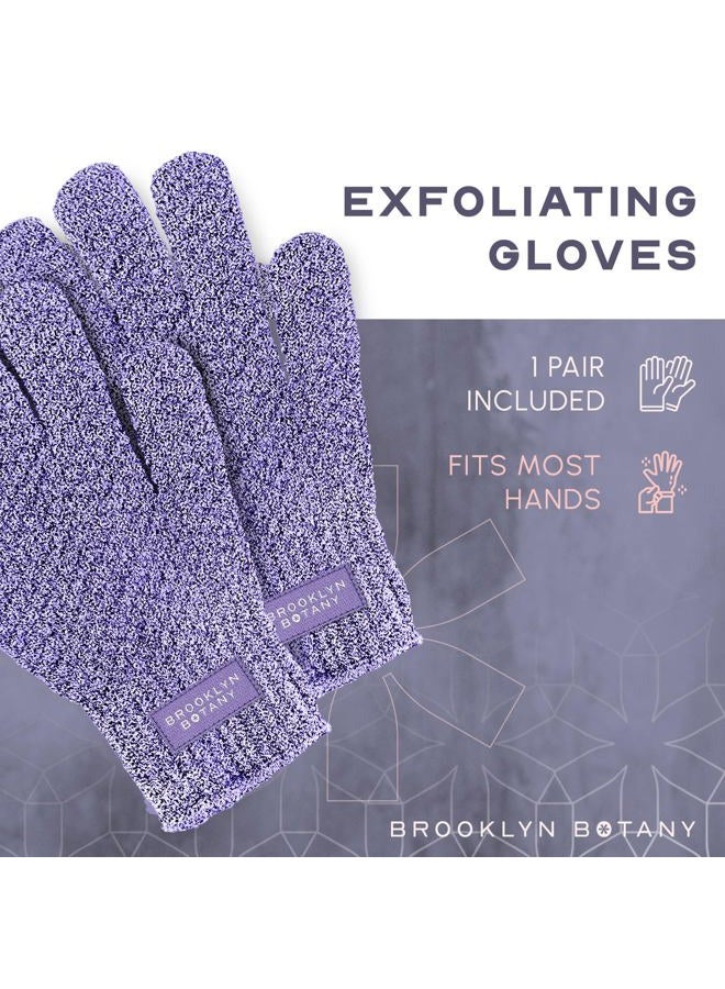 Brooklyn Botany Exfoliating Gloves for Bath and Shower – Heavy Duty Exfoliating Body Scrubber for Massage and Dead Skin Remover for Body – 1 Pair - Image 5