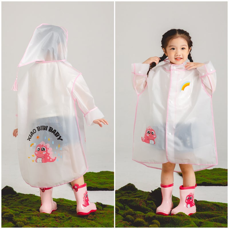 Children'S Cute Raincoat Boys And Girls Children'S Cartoon Waterproof Poncho For Children Boys And Girls Students Children'S Raincoat For Children - Image 1