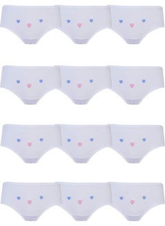 Hepsine Rakip Competing All 12LI Girls' Panties Thin Waist Embroidered Cotton Economical Slip  - Image 4