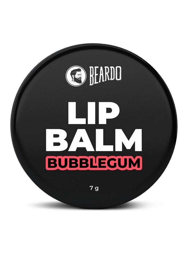 BEARDO Bubblegum Non Tinted Lip Balm For Men, 7G | Lip Care For Soft Kissable Lips | Lip Mask For Dry, Cracked And Chapped Lips | Lip Repair & Protection - Image 1
