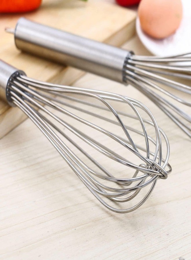 AUTOWRAP 3 pcs Stainless Steel Balloon Shape Wire Whisk/Egg Beater for Blending, Whisking, Beating, Stirring, Cooking - Image 2