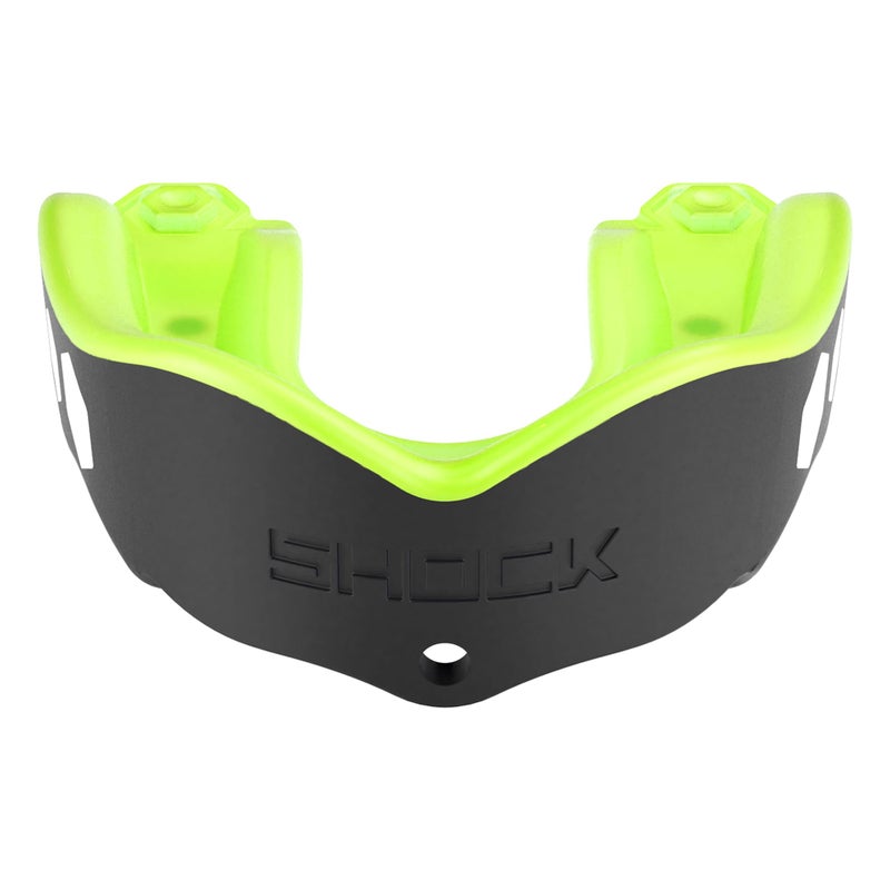 Shock Doctor Mouth Guard Sports, Hockey, Lacrosse, Baseball, Wrestling Moutguard, Gel Max Heavy Duty Protection & Custom Fit, Football Mouth Guard with Strap, Adult & Youth Mouthguard - Image 1