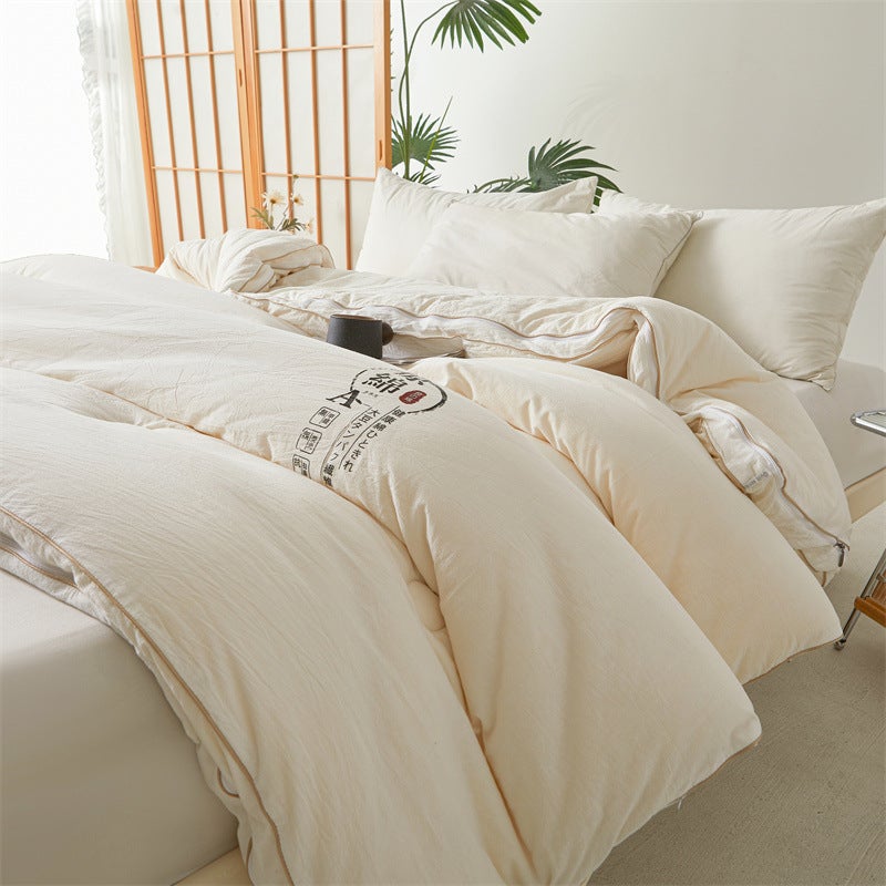 Category A Maternal And Infant Grade Cotton Zipper Type Mother-In-Law Quilt Winter Quilt Spring & Fall Quilt Summer Quilt Soybean Quilt Core Quilt Air-Conditioning Quilt - Image 4