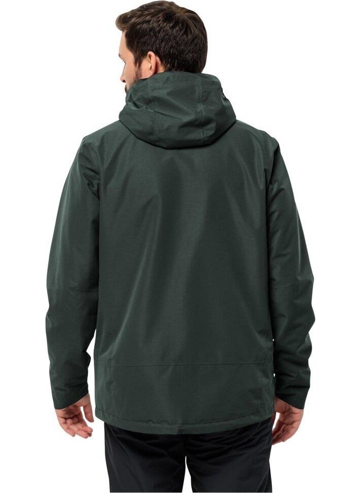 Jack Wolfskin 1116251-4161 سترة لونتال 3 في 1 للرجال كوت خارجي  - Image 2