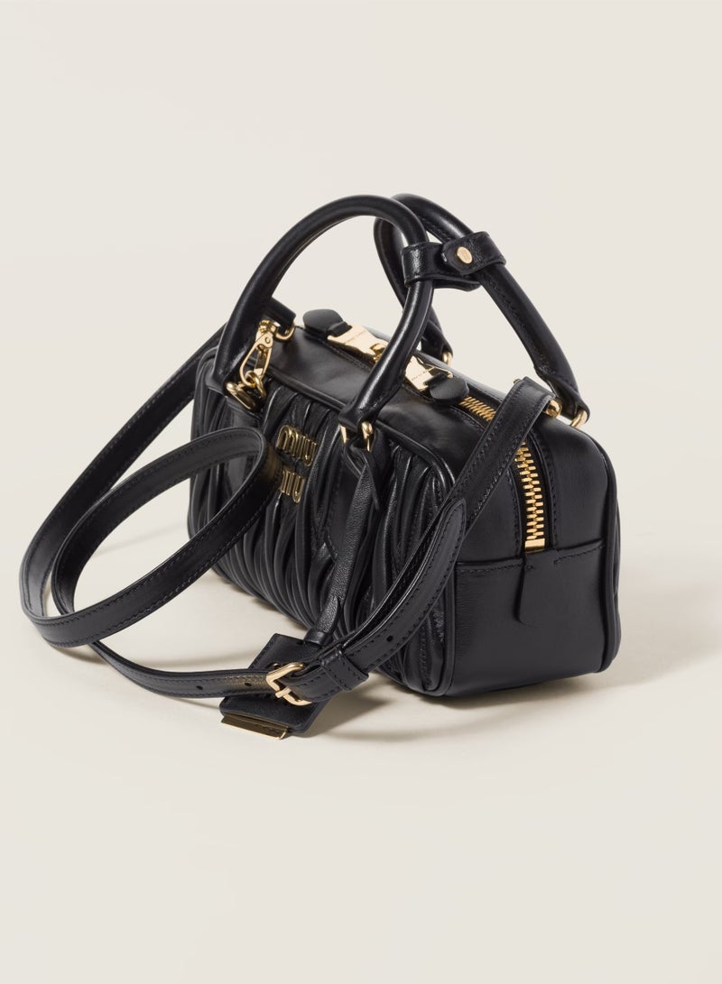 Miu Miu MIU Arcadie Top Handle Bag in Matelassé Nappa Leather Crossbody Shoulder  - Image 2